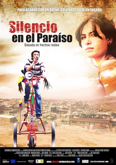 SILENCIO-EN-EL-PARAISO pelicula colombiana poster
