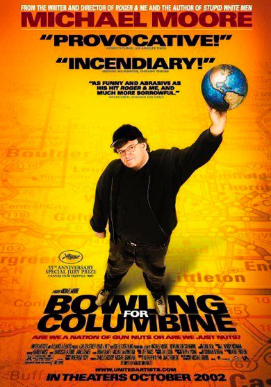 bowling for columbine poster michael moore